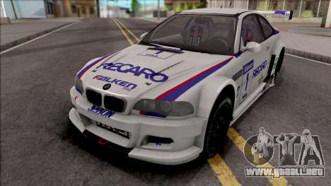 BMW M3 from NFS Shift 2 para GTA San Andreas