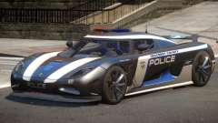 Koenigsegg Agera Police V1.1 para GTA 4