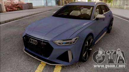 Audi RS6 C8 2020 para GTA San Andreas