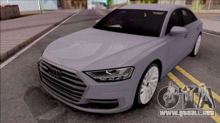 Audi A8 2018 Grey para GTA San Andreas