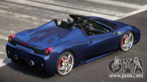 Ferrari 458 Roadster GT para GTA 4