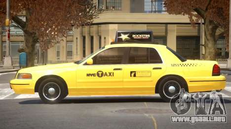 Ford Crown Victoria Taxi V1.2 para GTA 4