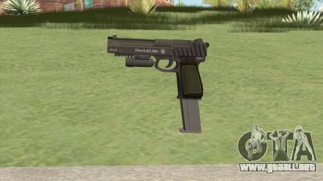 Pistol .50 GTA V (Green) Flashlight V2 para GTA San Andreas
