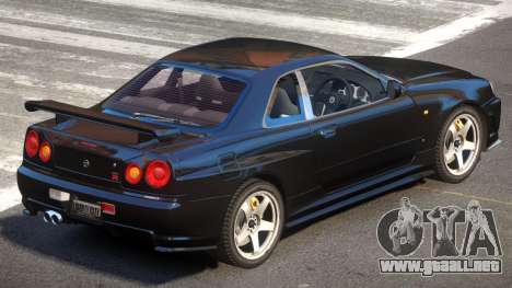 Nissan R34 GTR V1.0 para GTA 4