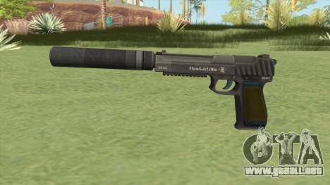 Pistol .50 GTA V (Green) Suppressor V1 para GTA San Andreas