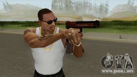 Pistol .50 GTA V (Orange) Base V2 para GTA San Andreas