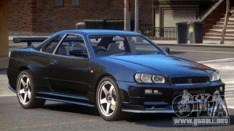 Nissan R34 GTR V1.0 para GTA 4