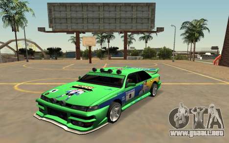 Karin Sultan RS Con las Insignias, el PJ y Extra para GTA San Andreas