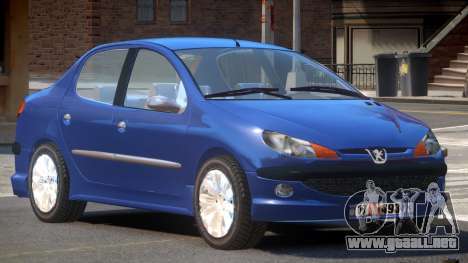 Peugeot 206 V1.0 para GTA 4