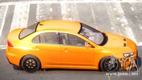 Mitsubishi Lancer X Tuned para GTA 4