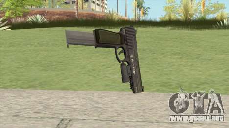Pistol .50 GTA V (Green) Flashlight V2 para GTA San Andreas