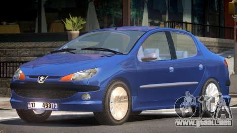 Peugeot 206 V1.0 para GTA 4