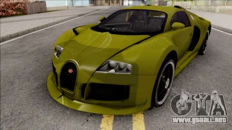 Bugatti Veyron 3B 16.4 para GTA San Andreas