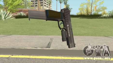 Pistol .50 GTA V (LSPD) Flashlight V2 para GTA San Andreas
