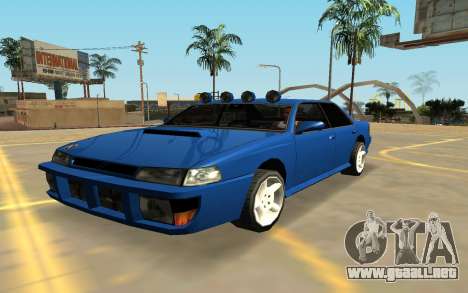 Karin Sultan RS Con las Insignias, el PJ y Extra para GTA San Andreas