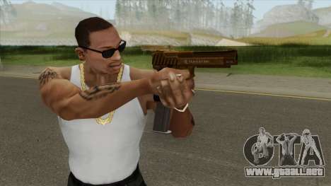 Pistol .50 GTA V (Gold) Base V2 para GTA San Andreas
