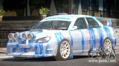 Subaru Impreza WRX GTI PJ1 para GTA 4