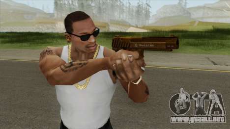 Pistol .50 GTA V (Gold) Base V1 para GTA San Andreas