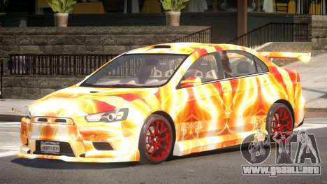 Mitsubishi Lancer X Tuned PJ5 para GTA 4