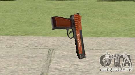Pistol .50 GTA V (Orange) Base V1 para GTA San Andreas