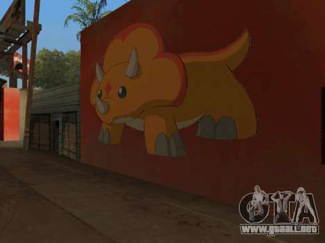 Dinosaur King Graffiti para GTA San Andreas