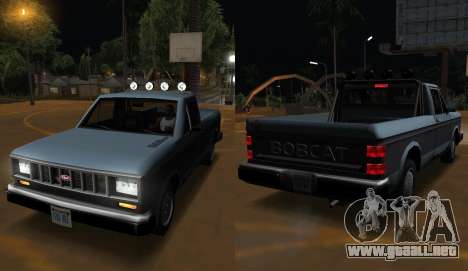 Insípidas, Bobcat con Insignias y Extras para GTA San Andreas