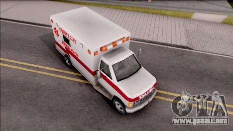 GTA 3 Ambulance para GTA San Andreas
