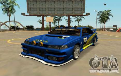 Karin Sultan RS Con las Insignias, el PJ y Extra para GTA San Andreas