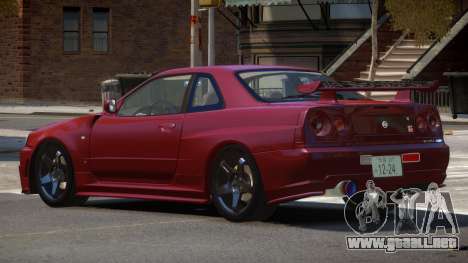 Nissan Skyline R34 V1.2 para GTA 4