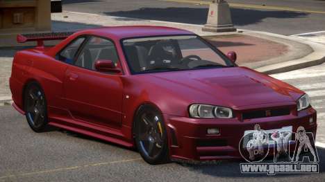 Nissan Skyline R34 V1.2 para GTA 4