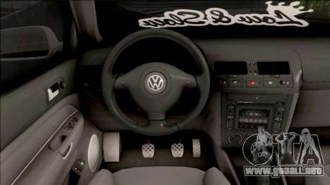 Volkswagen Golf 4 White para GTA San Andreas