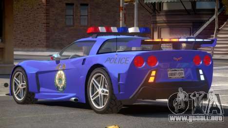 Chevrolet Corvette Police V1.2 para GTA 4