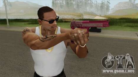 Pistol .50 GTA V (Pink) Flashlight V1 para GTA San Andreas