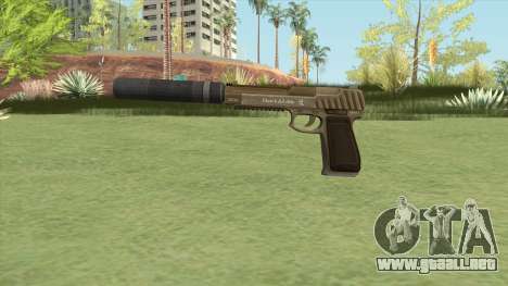 Pistol .50 GTA V (Army) Suppressor V1 para GTA San Andreas