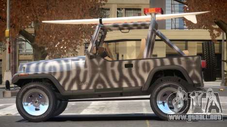 1988 Jeep Wrangler PJ4 para GTA 4
