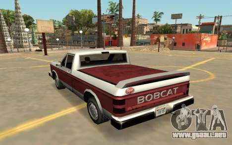 Insípidas, Bobcat con Insignias y Extras para GTA San Andreas