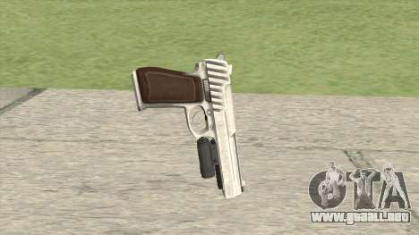 Pistol .50 GTA V (OG Silver) Flashlight V1 para GTA San Andreas