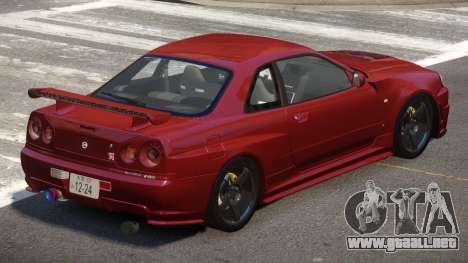 Nissan Skyline R34 V1.2 para GTA 4