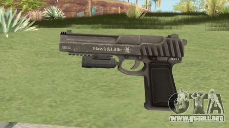 Pistol .50 GTA V (Platinum) Flashlight V1 para GTA San Andreas