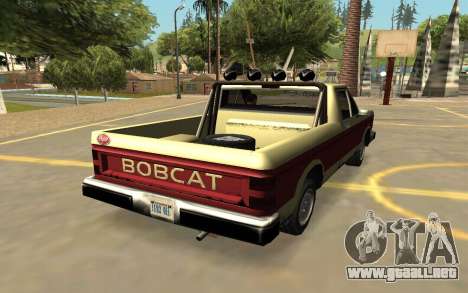 Insípidas, Bobcat con Insignias y Extras para GTA San Andreas