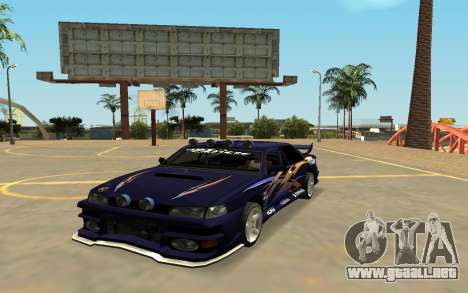 Karin Sultan RS Con las Insignias, el PJ y Extra para GTA San Andreas