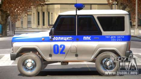 UAZ 315195 Police para GTA 4