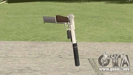 Pistol .50 GTA V (OG Silver) Full Attachments para GTA San Andreas