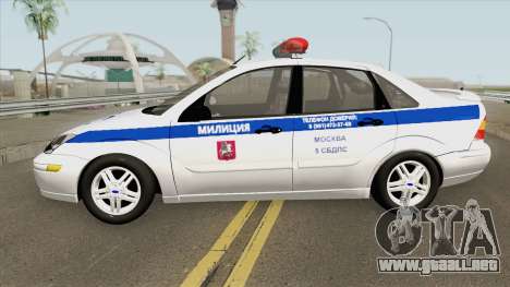 Ford Focus 2011 (Russian Police) para GTA San Andreas