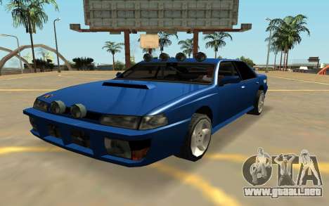 Karin Sultan RS Con las Insignias, el PJ y Extra para GTA San Andreas