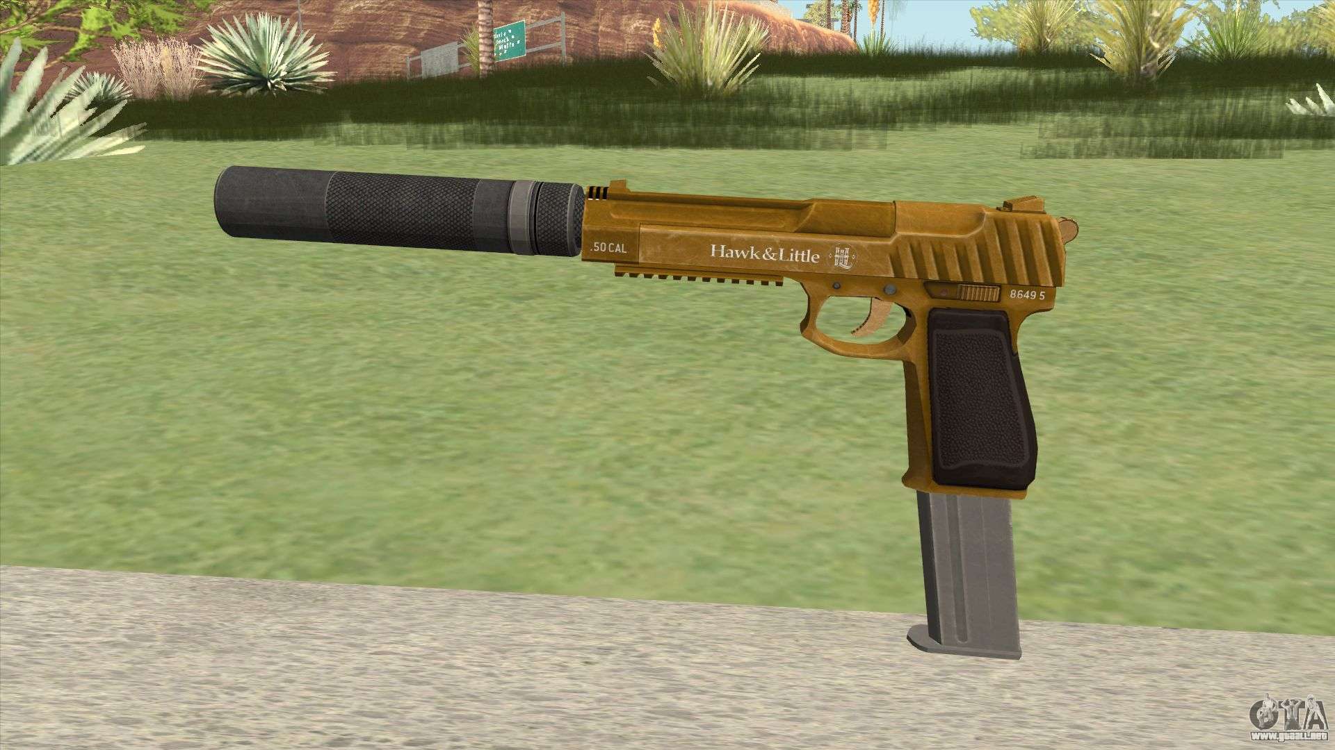 Gta 5 pistol замена