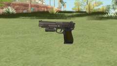 Pistol .50 GTA V (LSPD) Flashlight V1 para GTA San Andreas