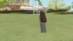 Pistol .50 GTA V (OG Silver) Flashlight V2 para GTA San Andreas