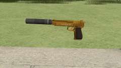 Pistol .50 GTA V (Gold) Suppressor V1 para GTA San Andreas