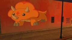 Dinosaur King Graffiti para GTA San Andreas